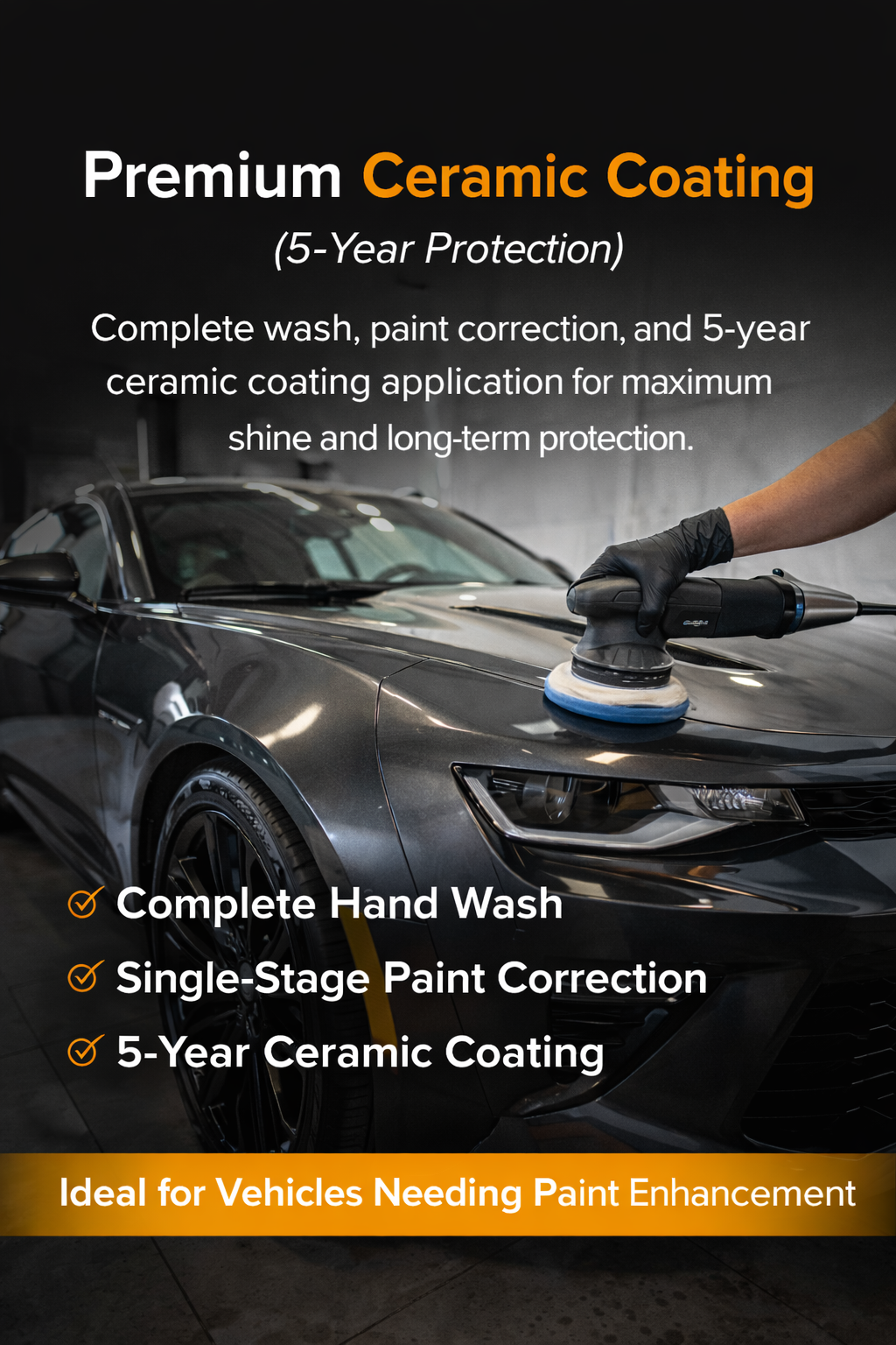 Premium Ceramic Coating (5-Year Protection)