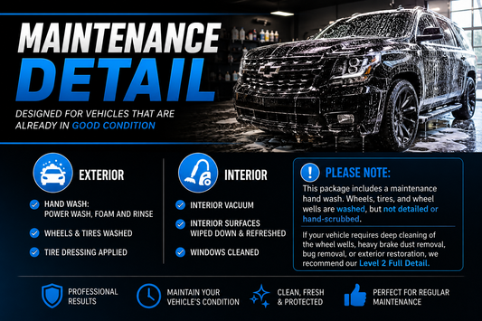 Maintenance detail