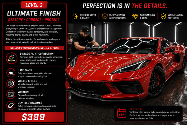 Level 3 Exterior Detail – Ultimate Finish